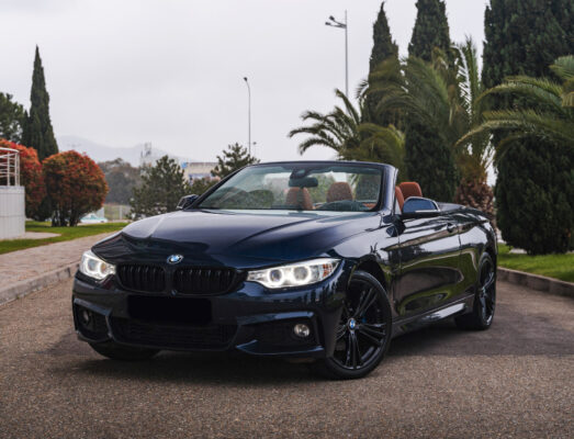 Прокат BMW 430 Blue Cabriolet в Horse Car